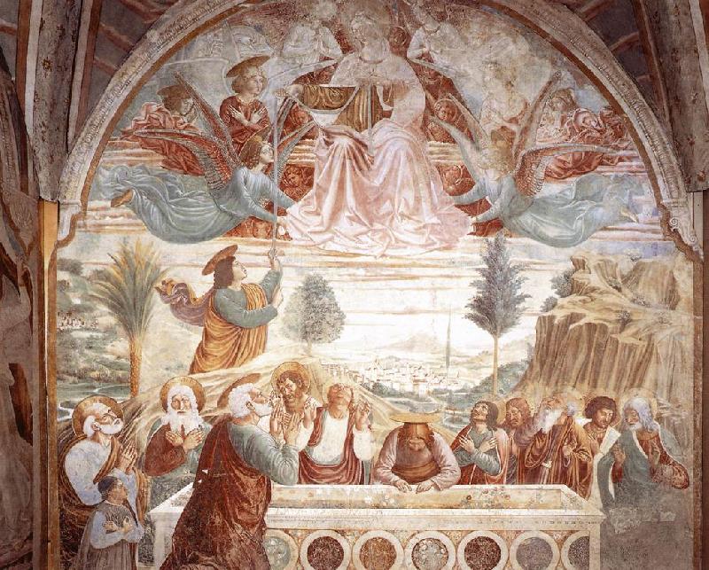 GOZZOLI, Benozzo Assumption of the Virgin sdtg Sweden oil painting art